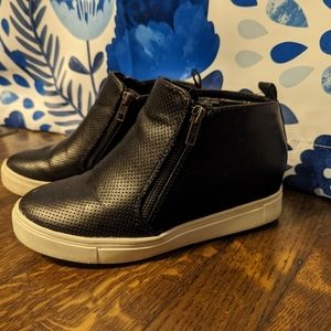 Black Sneaker Wedge